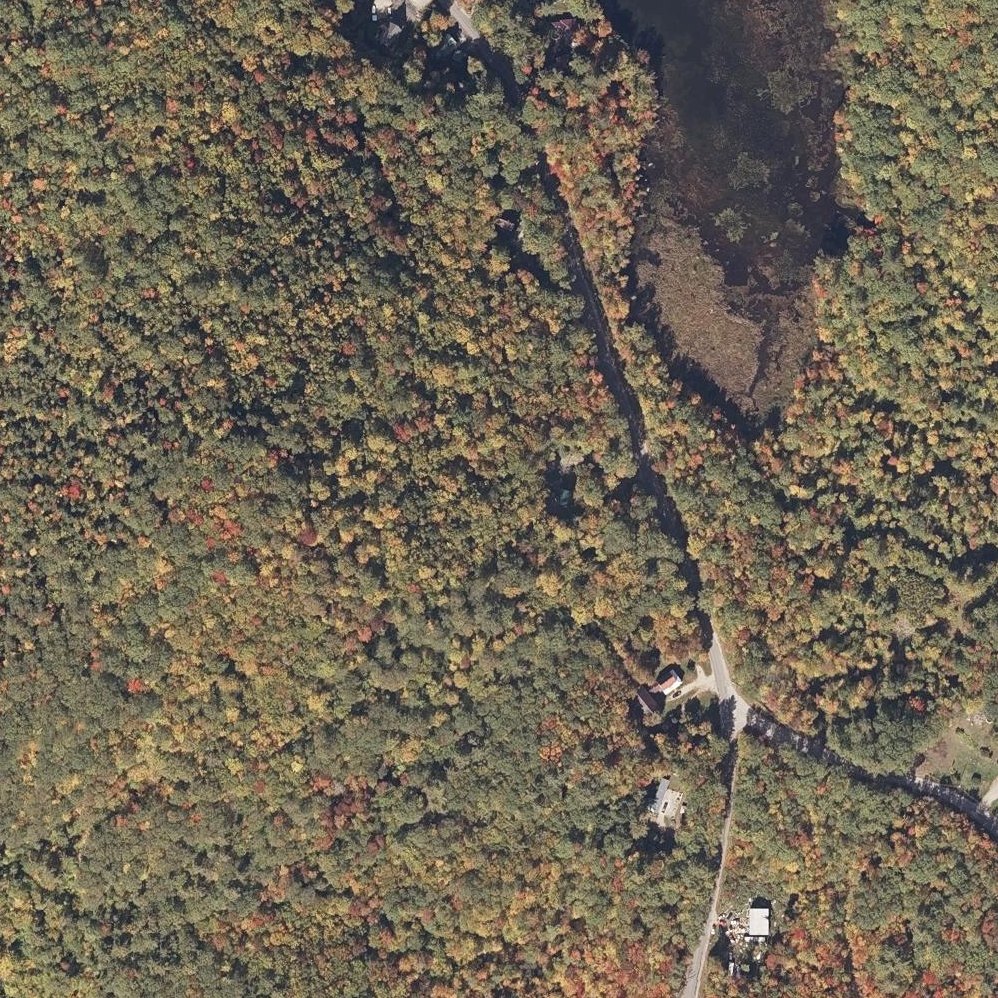Aerial map of Greenwood Town Beach