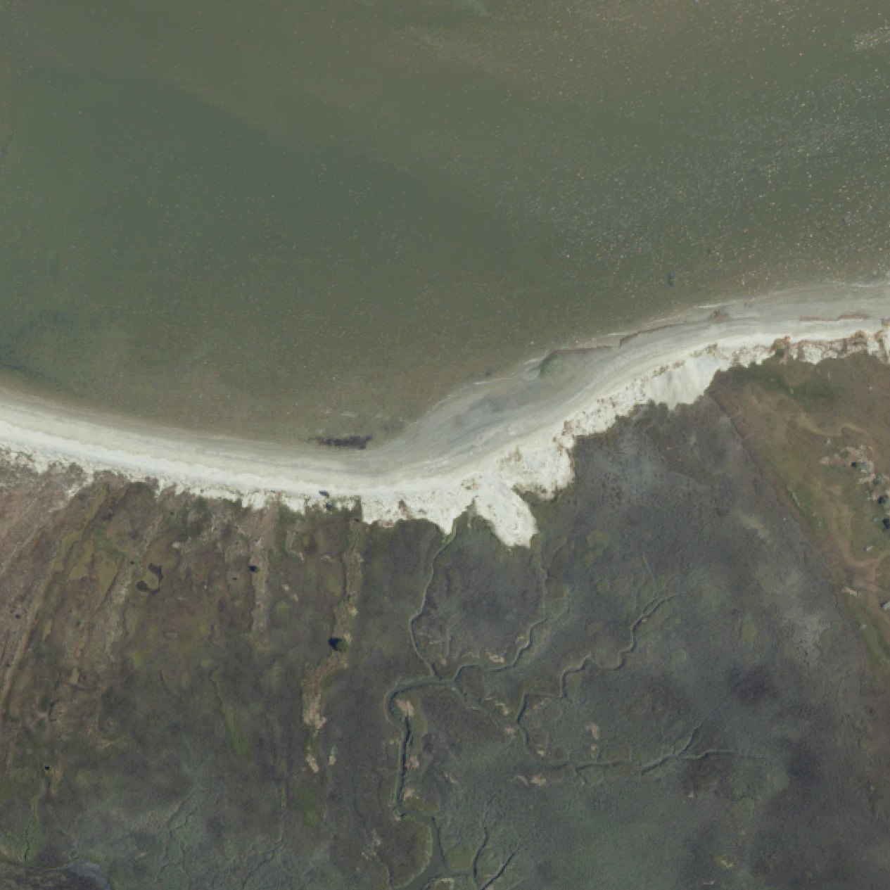 Aerial map of Grice Beach