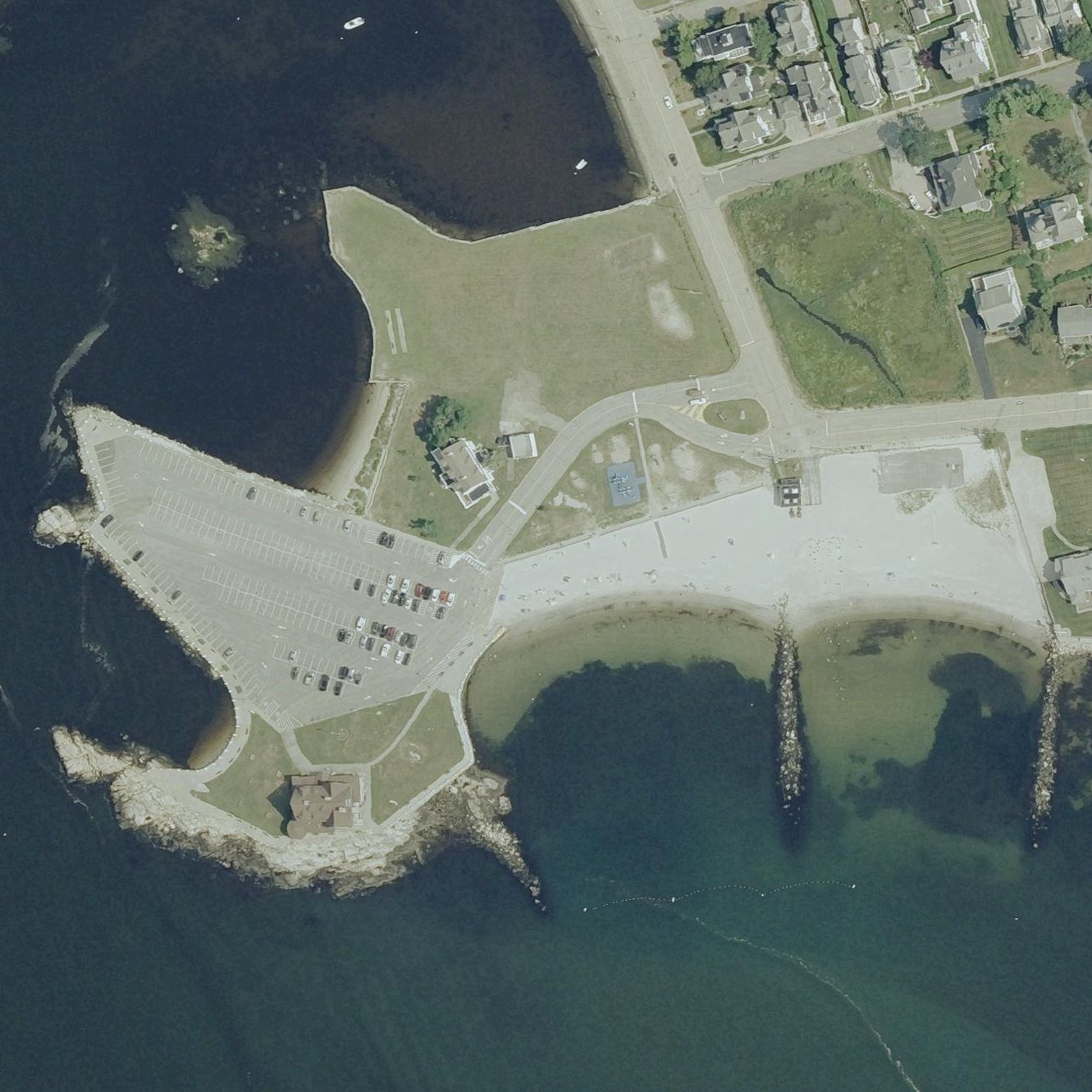 Aerial map of Groton Beach & City Recreation