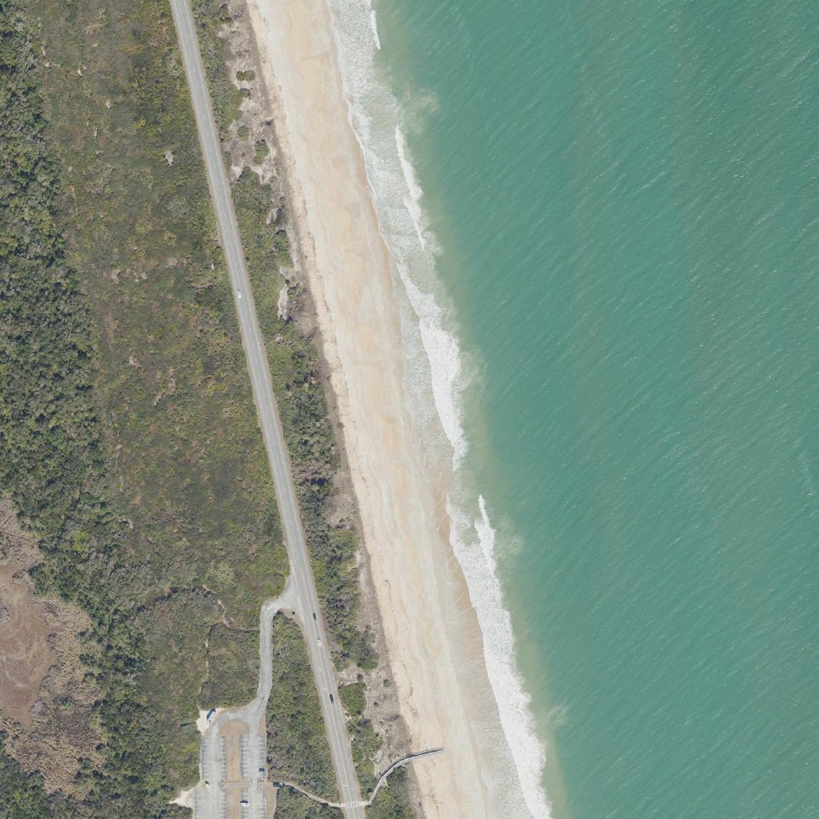Aerial map of Guana Reserve Middle Beach