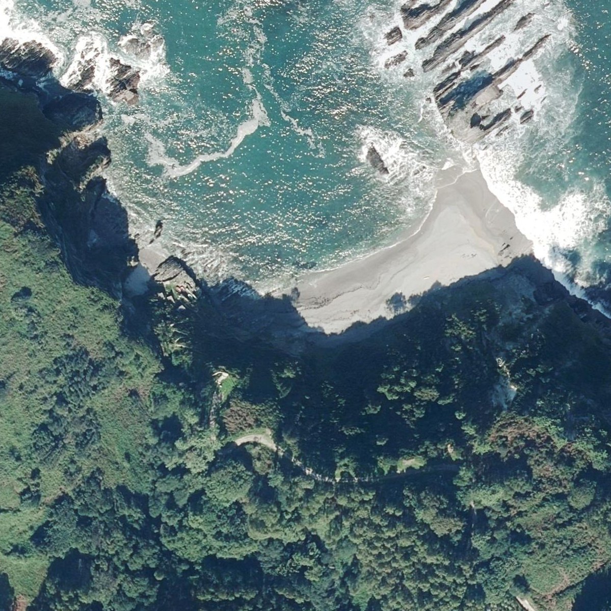 Aerial map of Gueirua