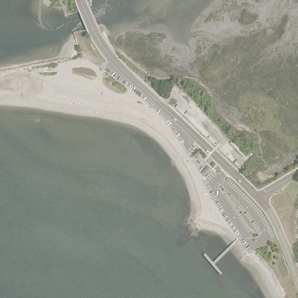 Aerial map of Gulf Beach
