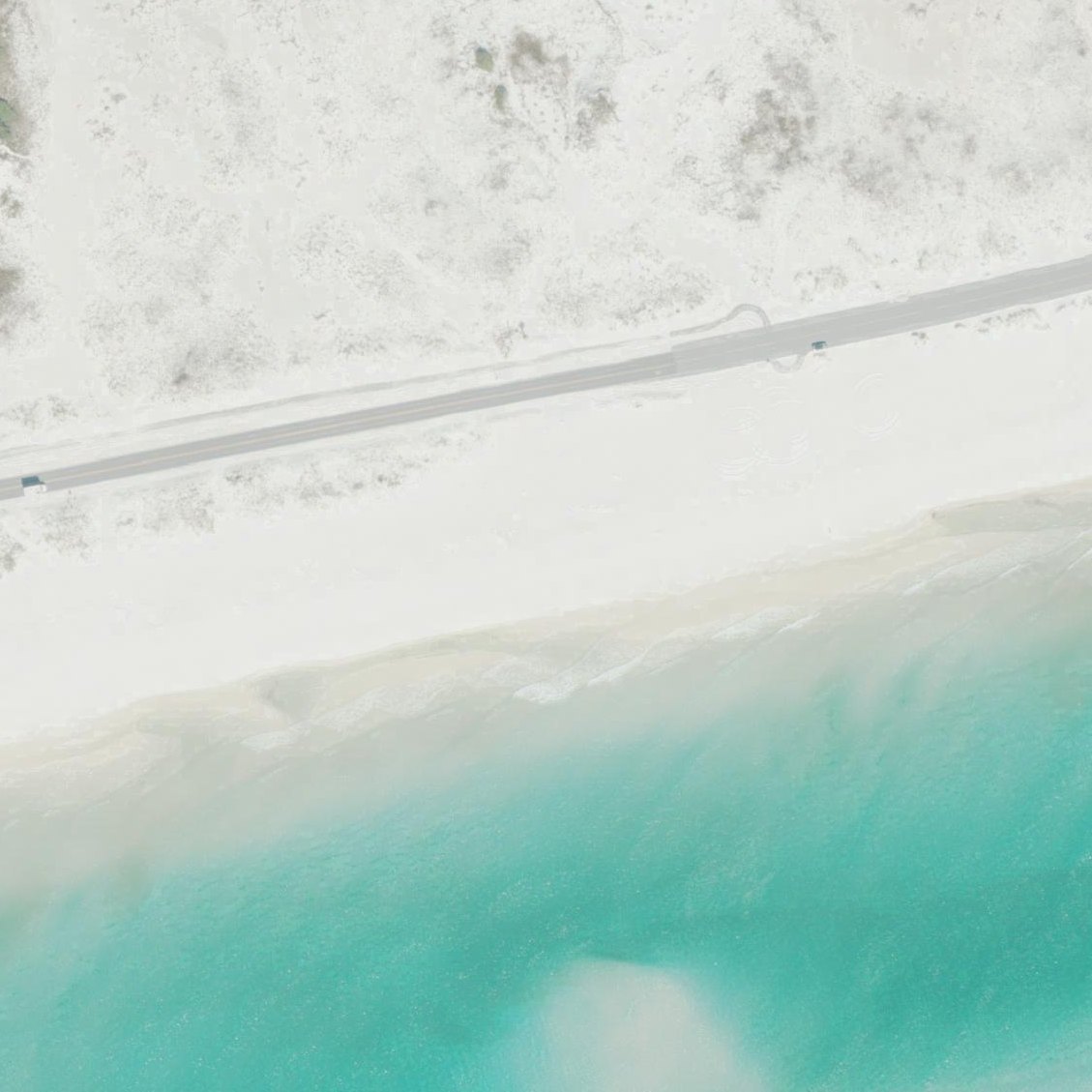 Aerial map of Gulf Islands National Seashore