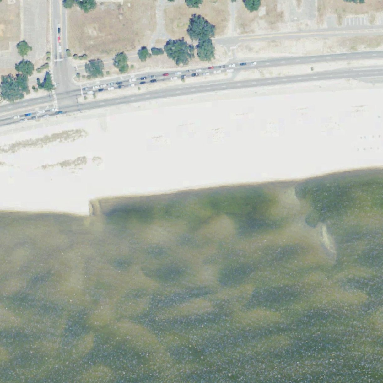 Aerial map of Gulfport Scenic Byway