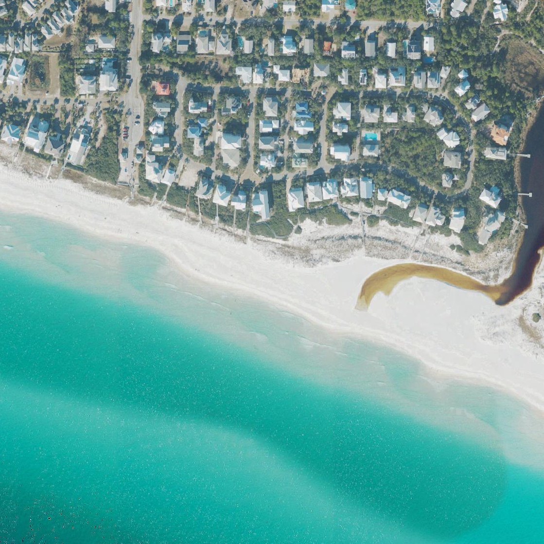 Aerial map of Gulfview Heights Beach Access