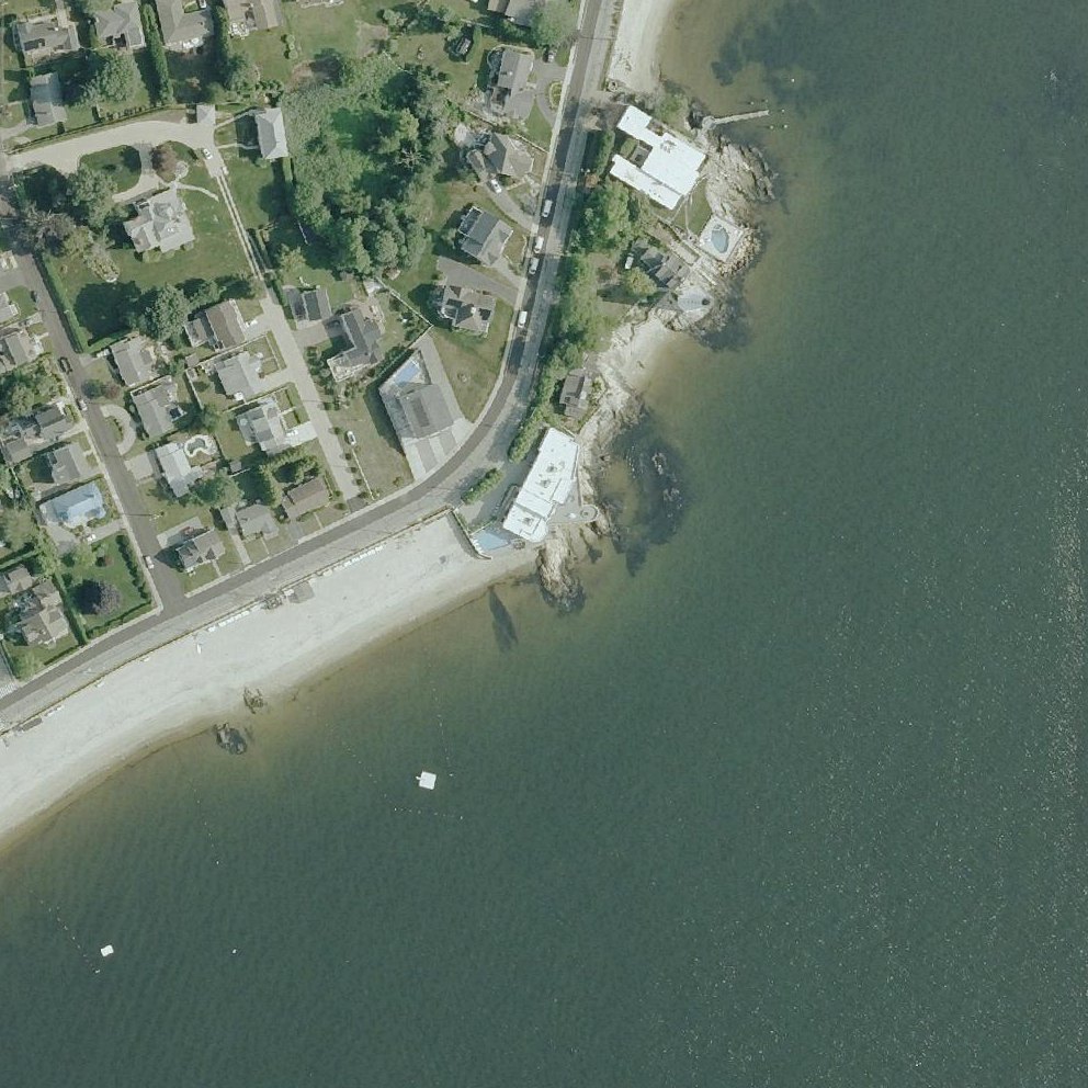 Aerial map of Guthrie Beach