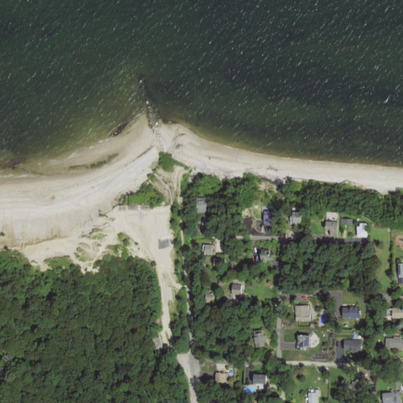 Aerial map of Hagerman Landing Beach
