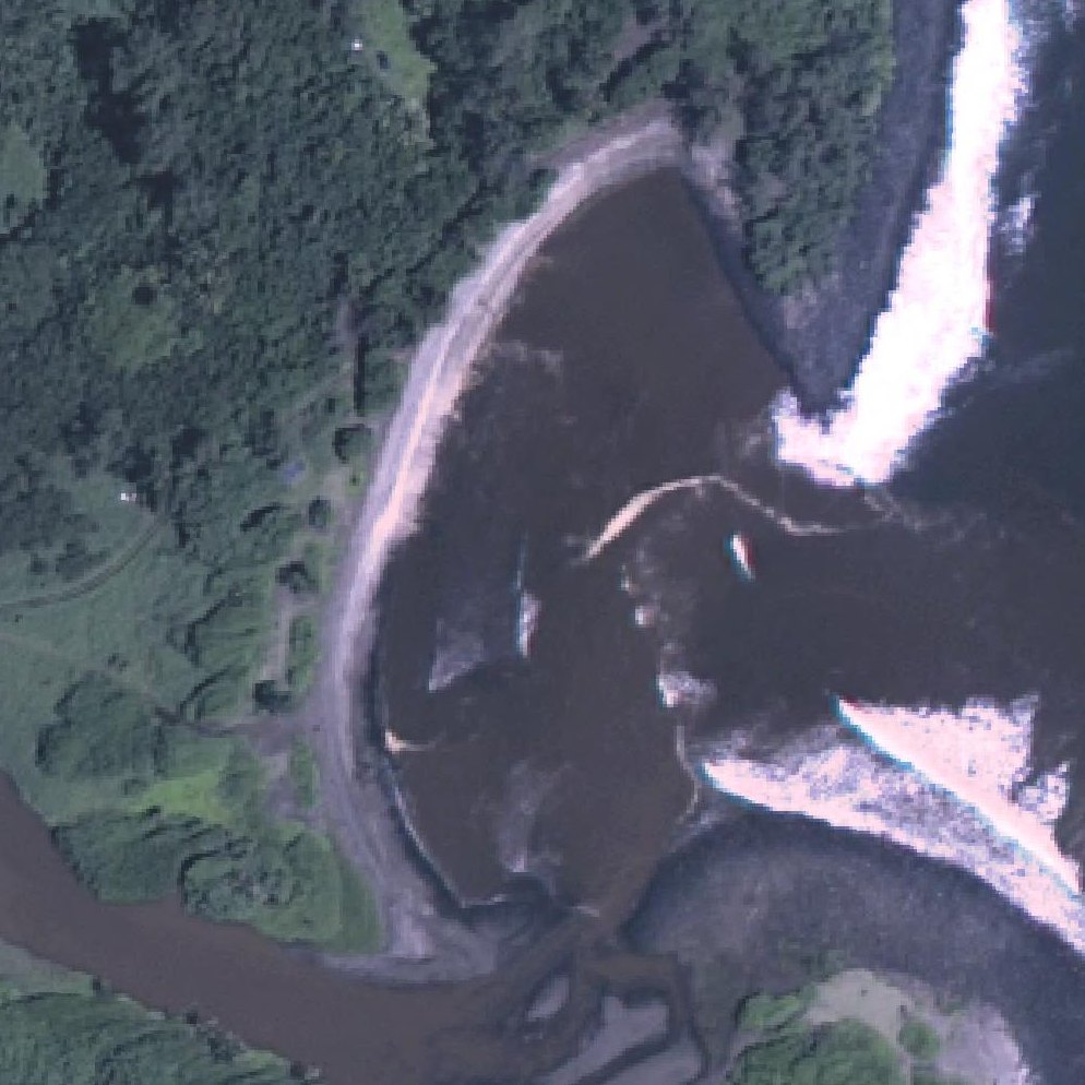 Aerial map of Halawa Beach