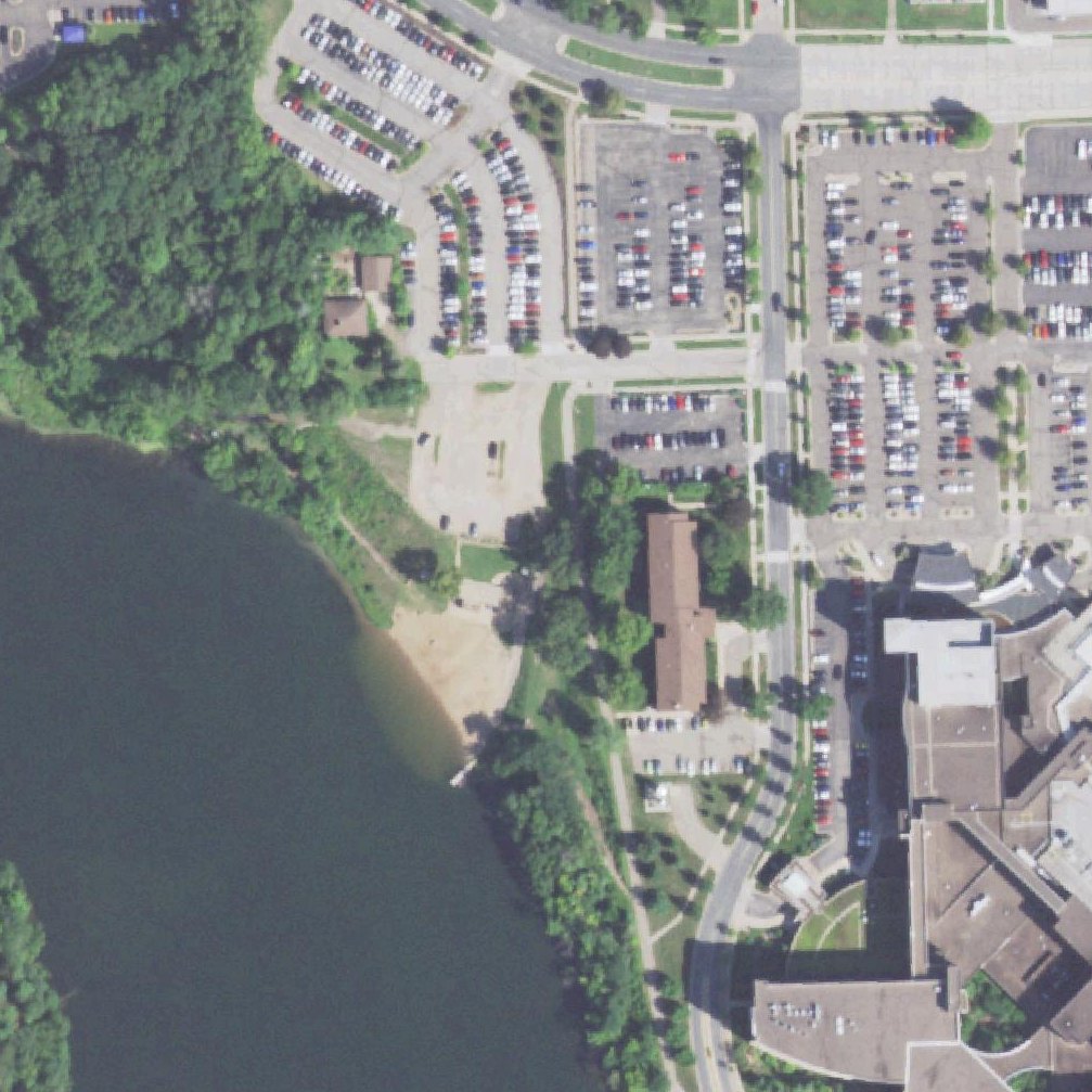 Aerial map of Half Moon Beach