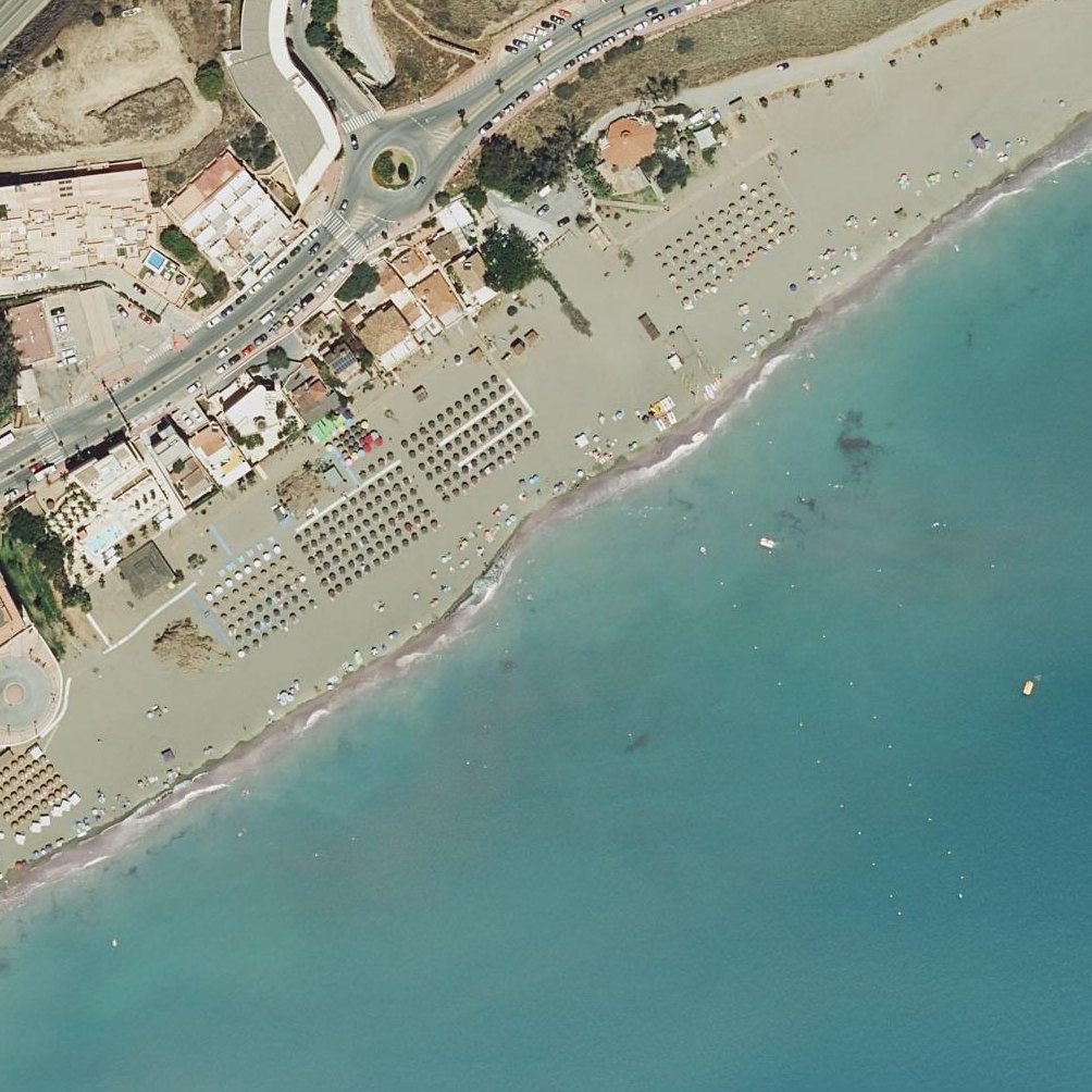 Aerial map of Hamacas El Rincón de Maria