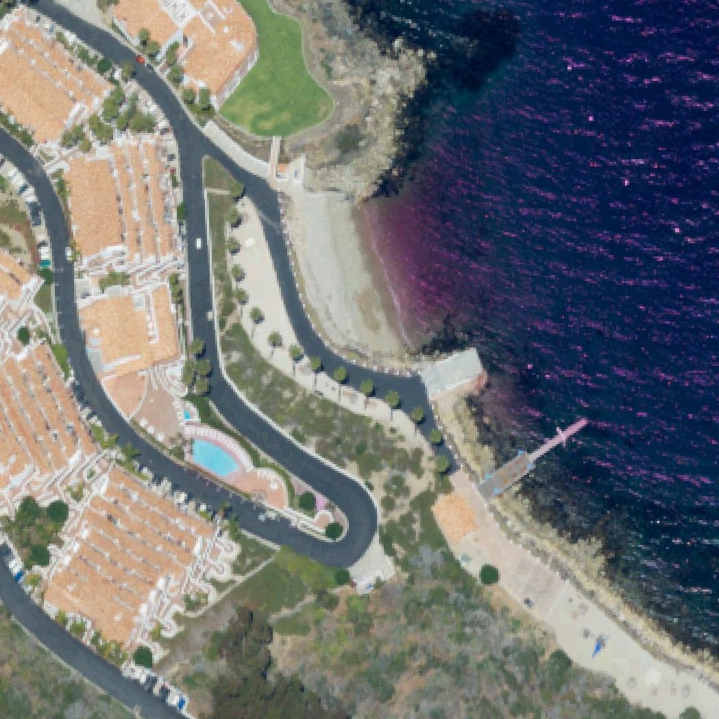 Aerial map of Hamilton Beach