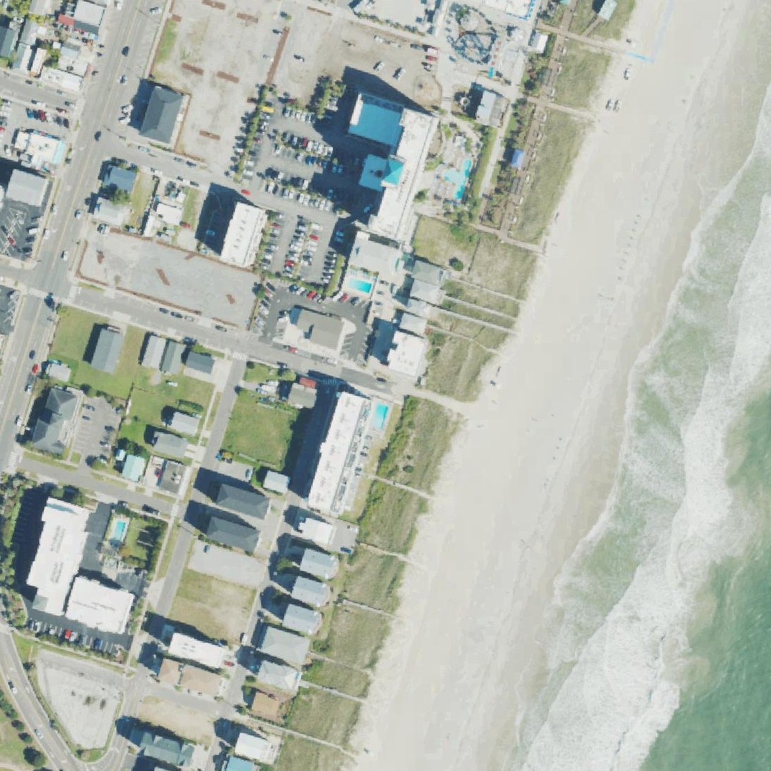 Aerial map of Hamlet Public Beach Access