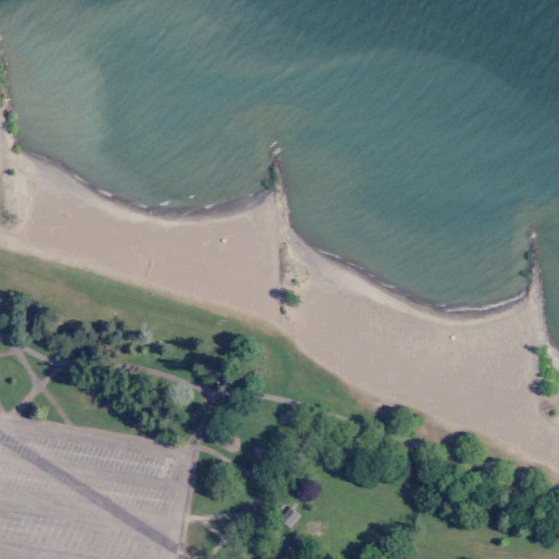 Aerial map of Hamlin Beach