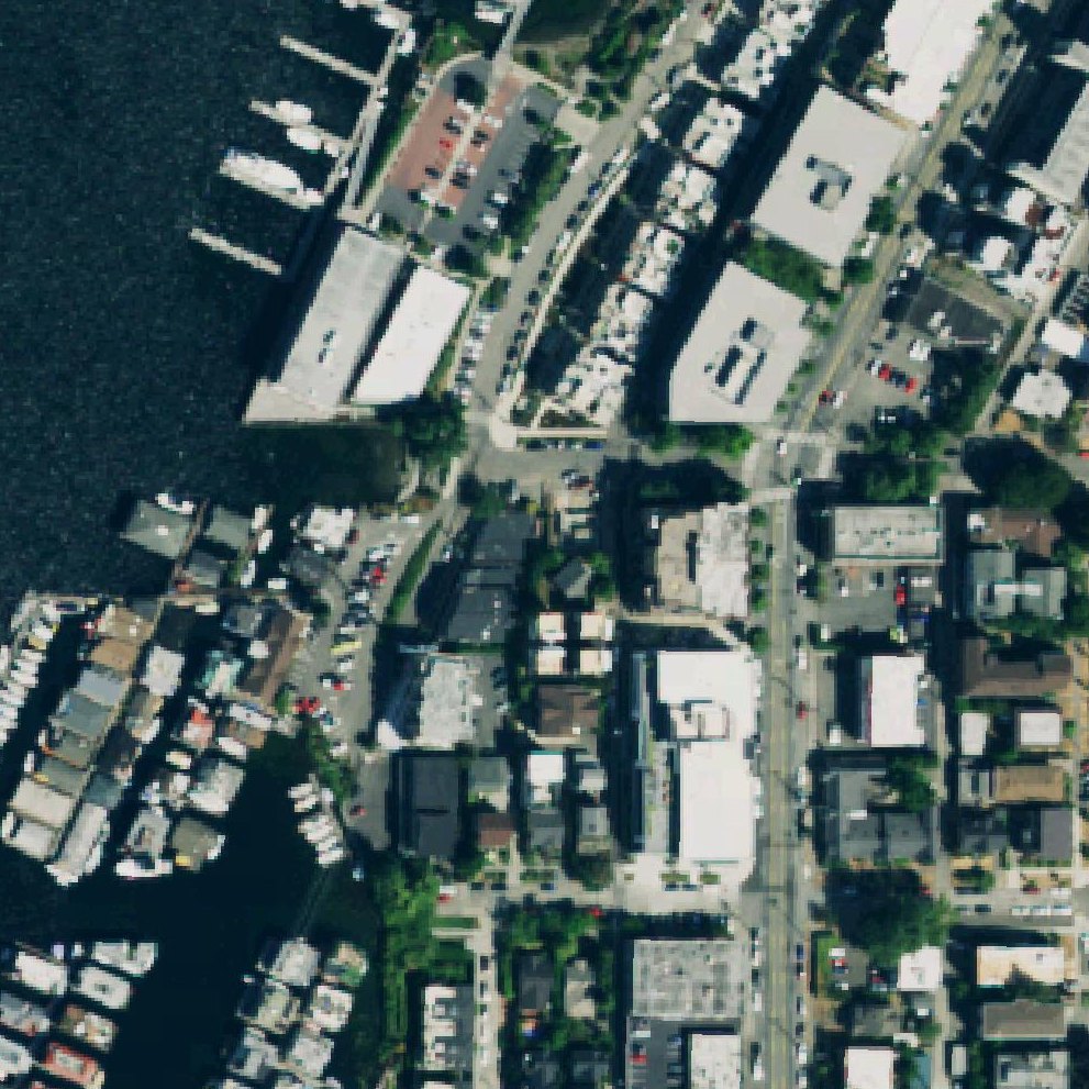 Aerial map of Hamlin Shoreline Street End