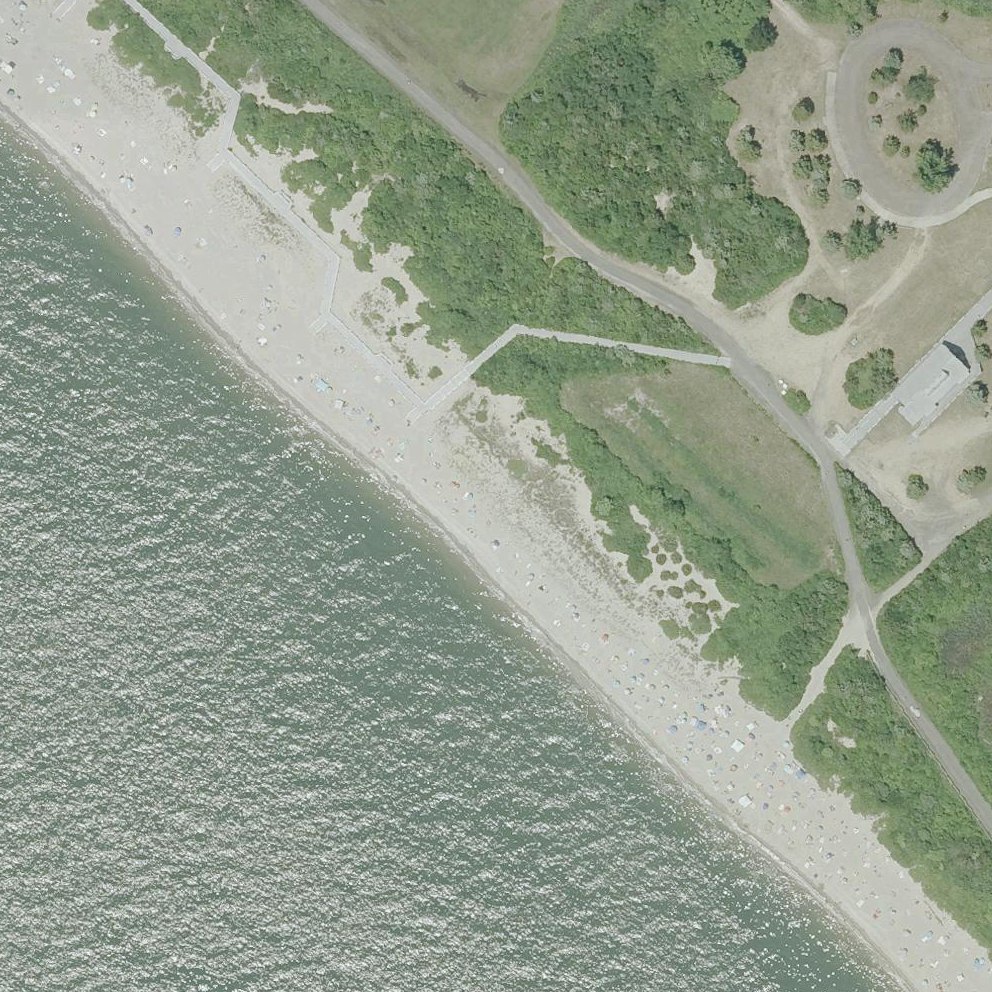 Aerial map of Hammonasset Beach