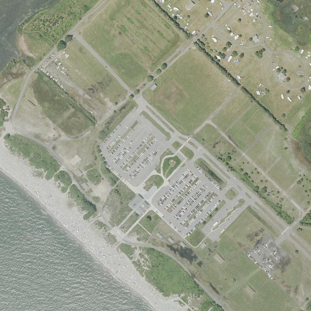 Aerial map of Hammonasset Beach State Park
