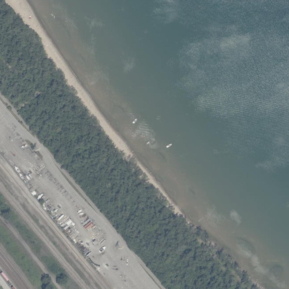 Aerial map of Hammond Marina Beach