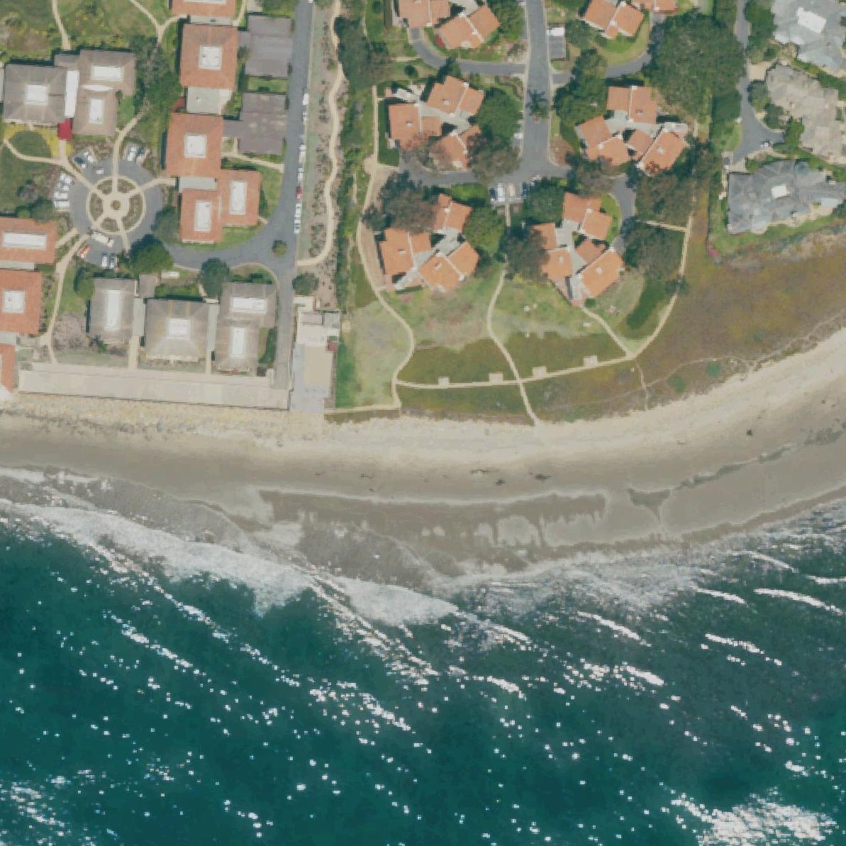 Aerial map of Hammond’s Beach