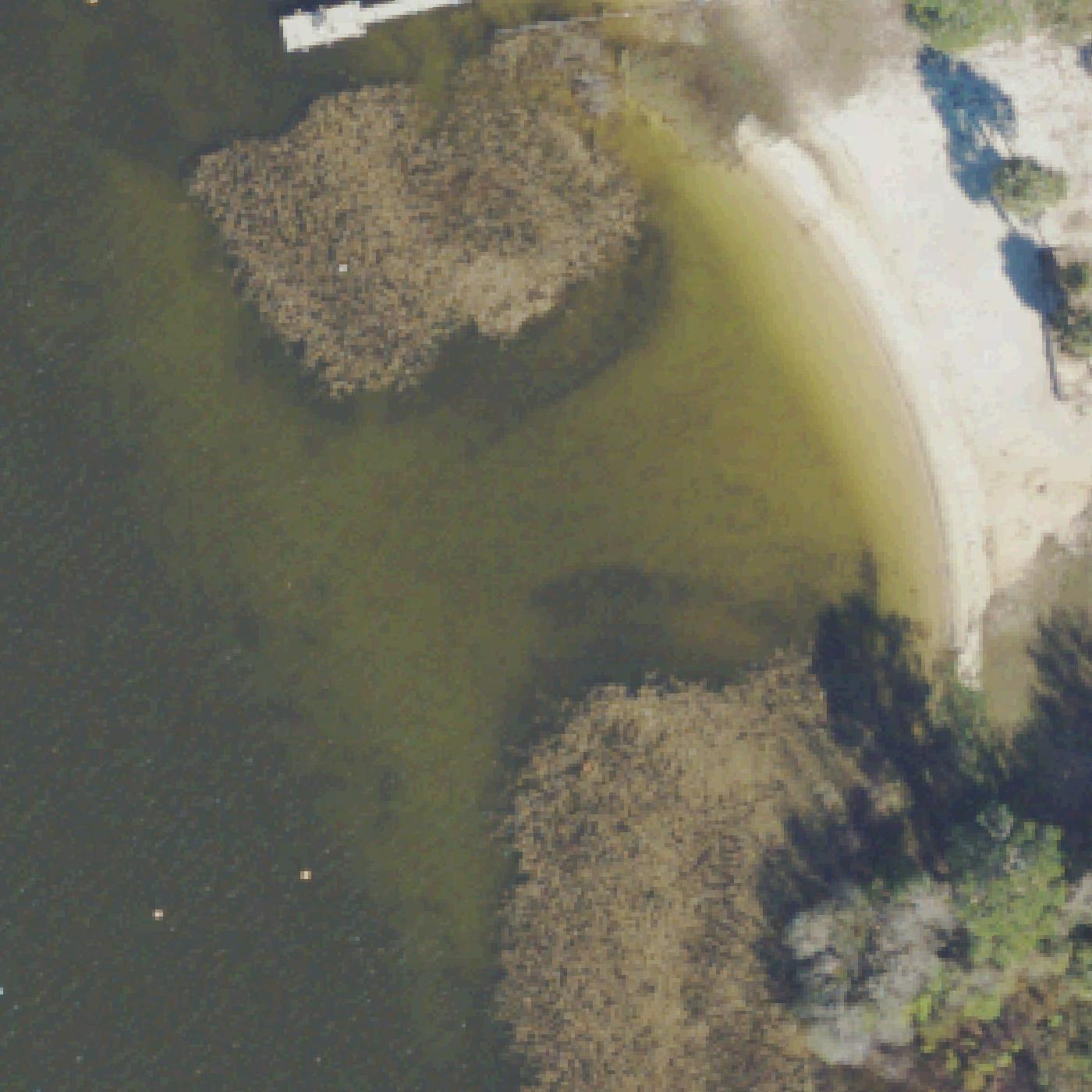 Aerial map of Hampton Beach