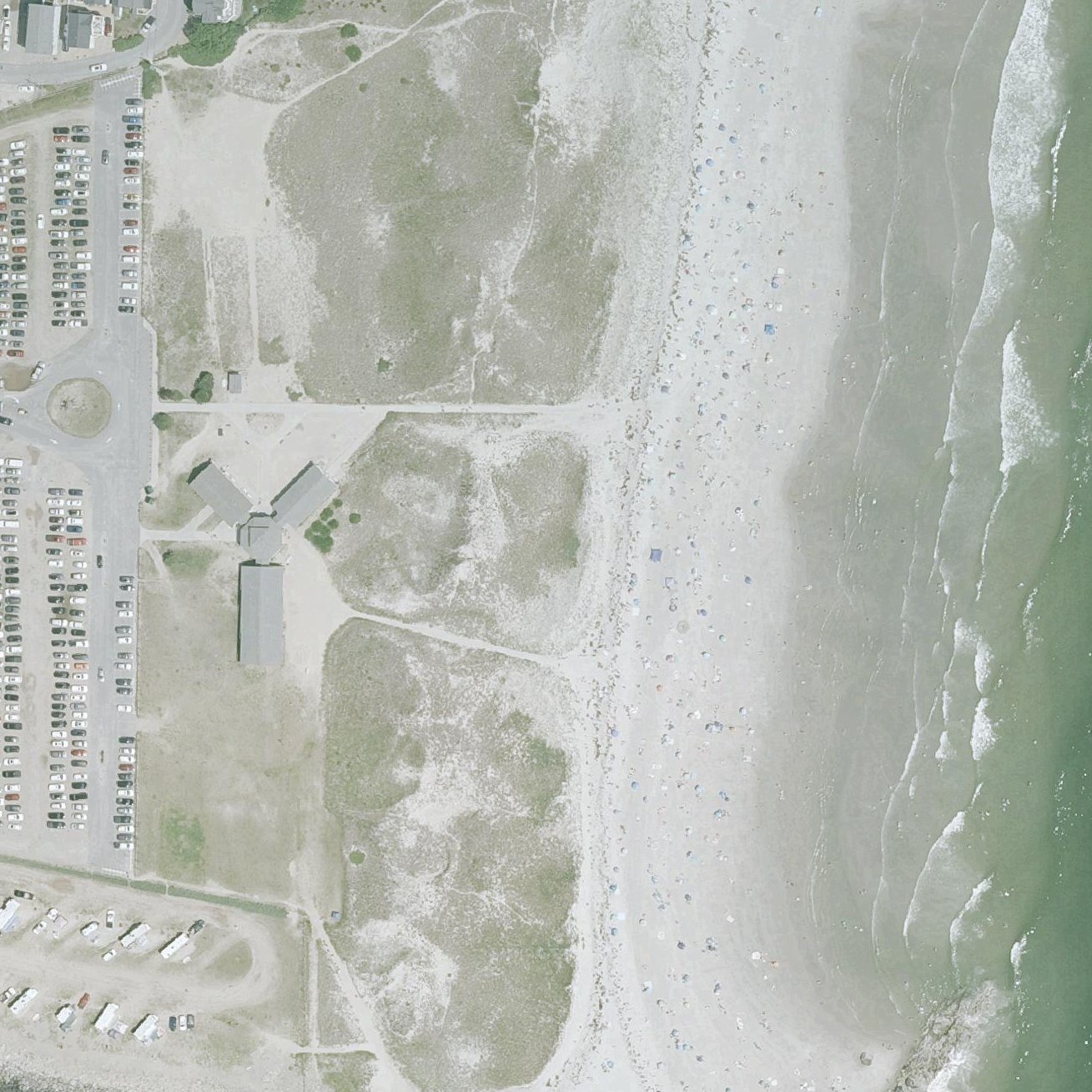 Aerial map of Hampton Beach State Park