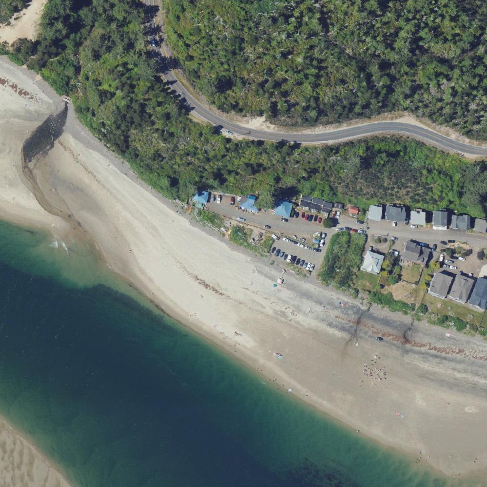 Aerial map of Happy Camp Beach