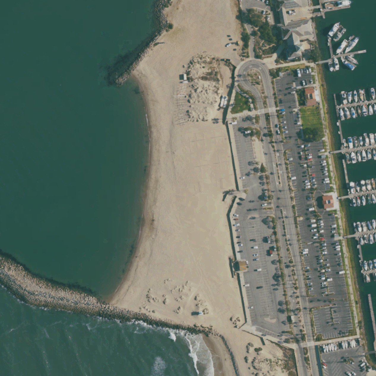Aerial map of Harbor Cove Beach