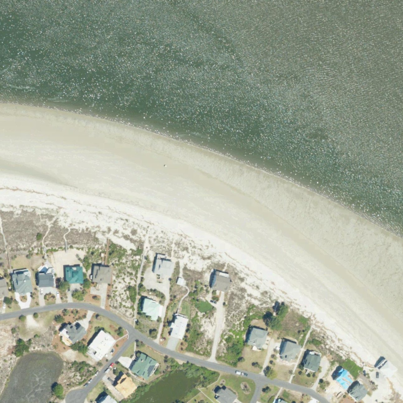 Aerial map of Harbor Island Beach