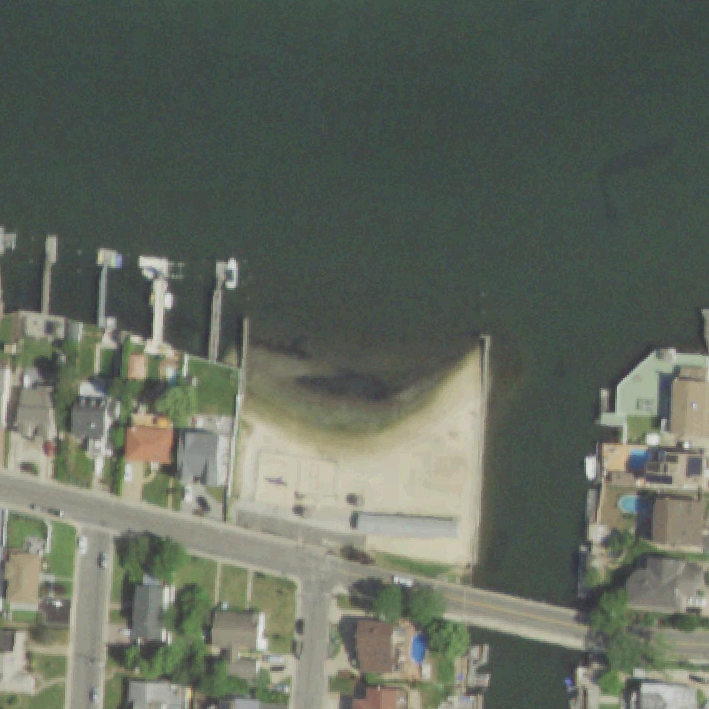 Aerial map of Harbor Isle Beach