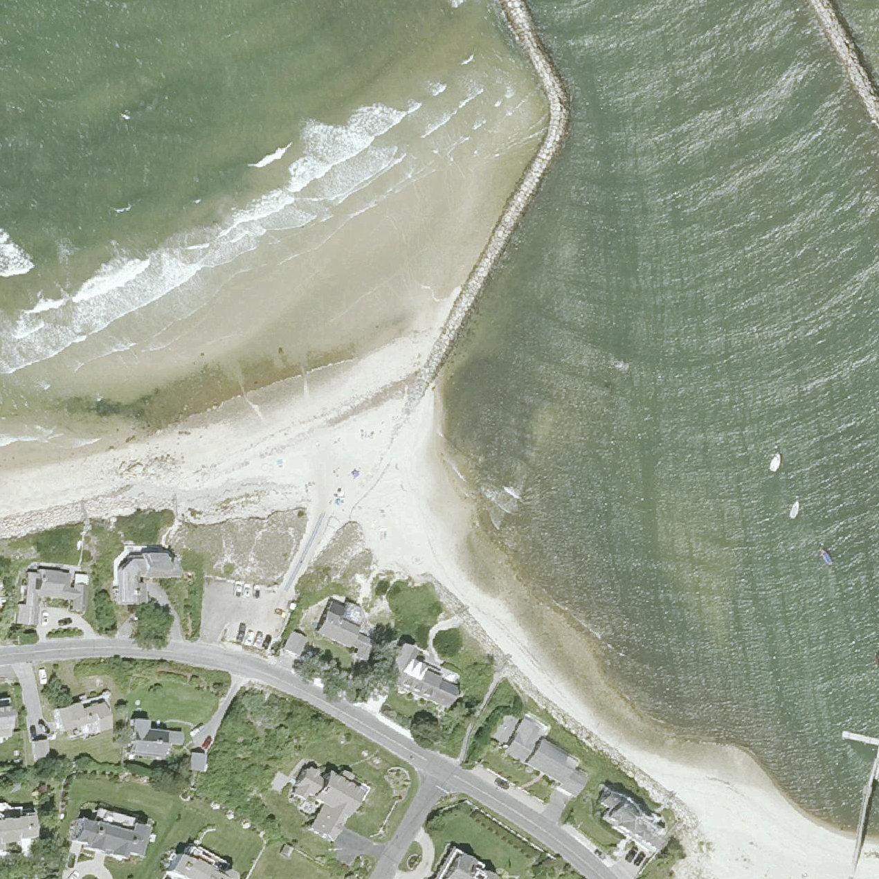 Aerial map of Harborview Beach