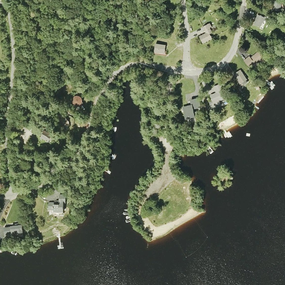 Aerial map of Harris Cove
