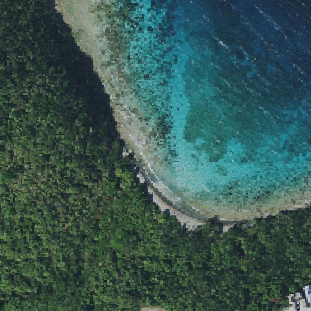 Aerial map of Haulover Beach