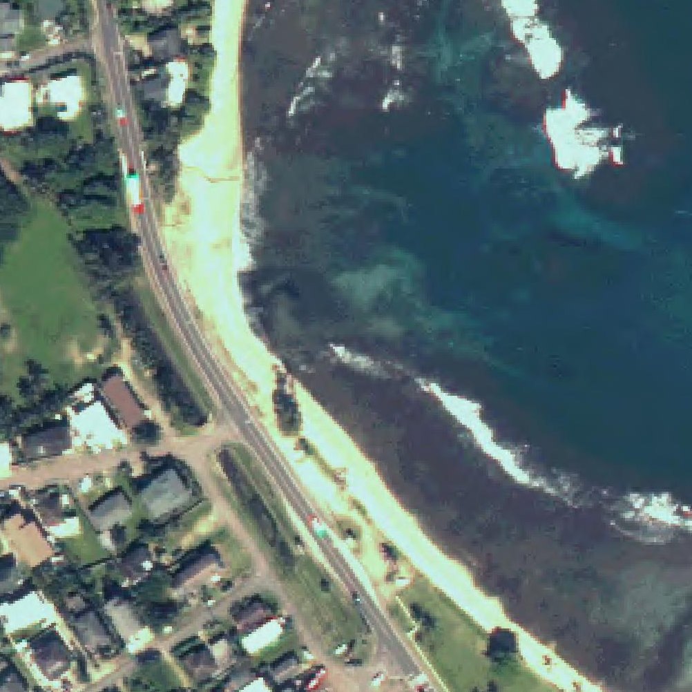 Aerial map of Hau‘Ula Beach Park