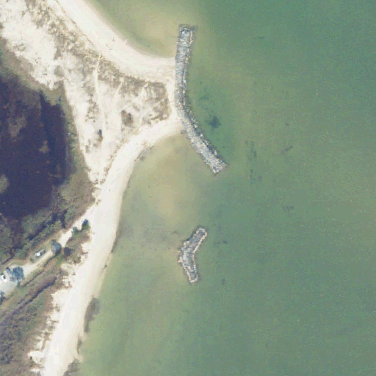 Aerial map of Haven Beach