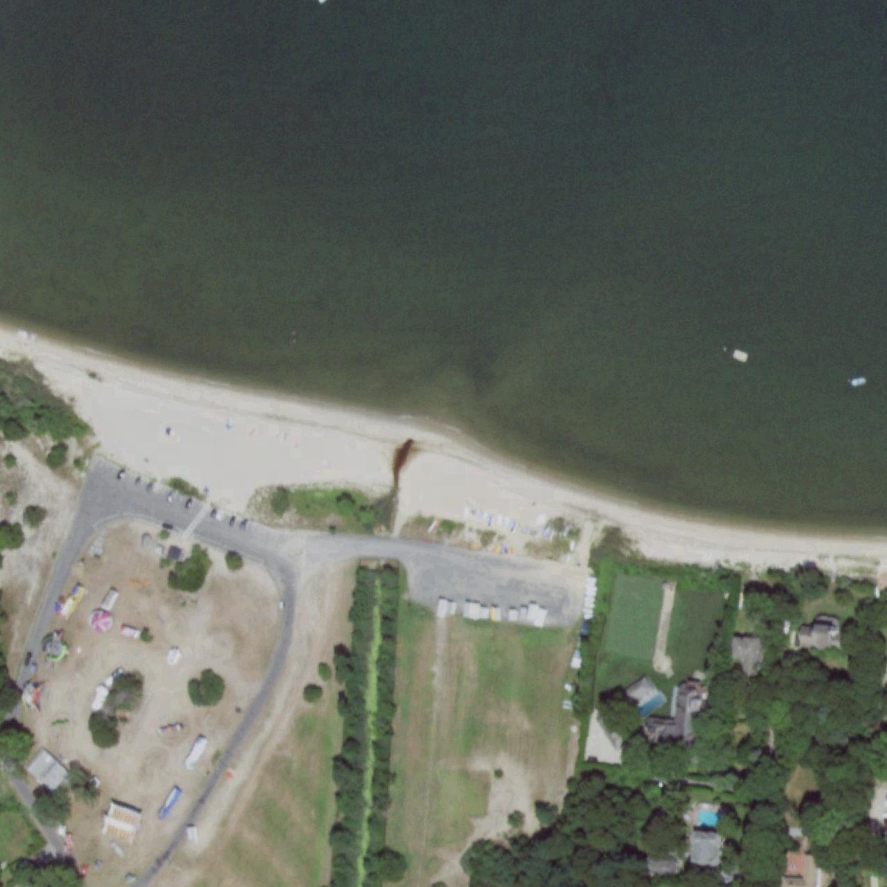 Aerial map of Havens Beach