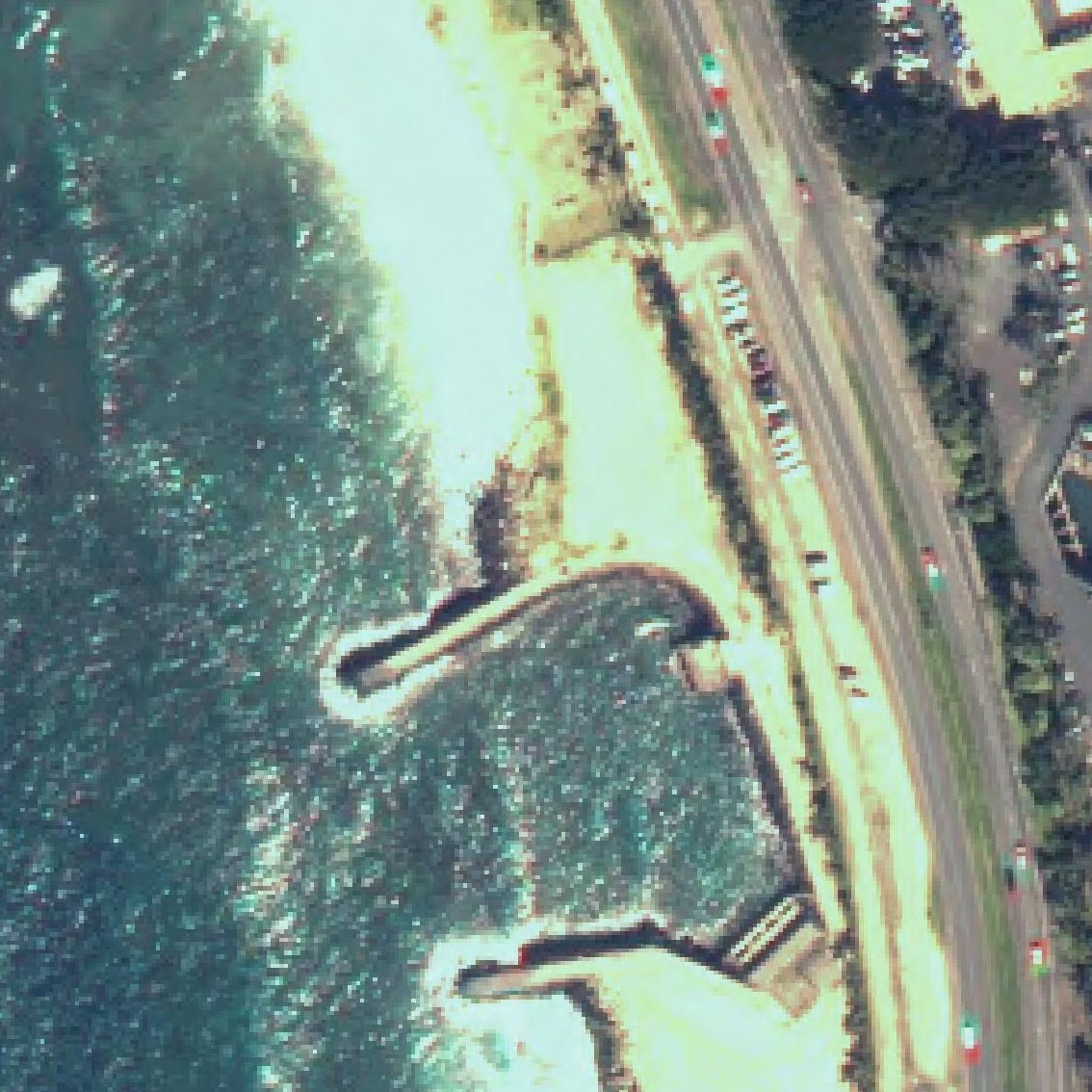 Aerial map of Hawaiian Electric Beach Park
