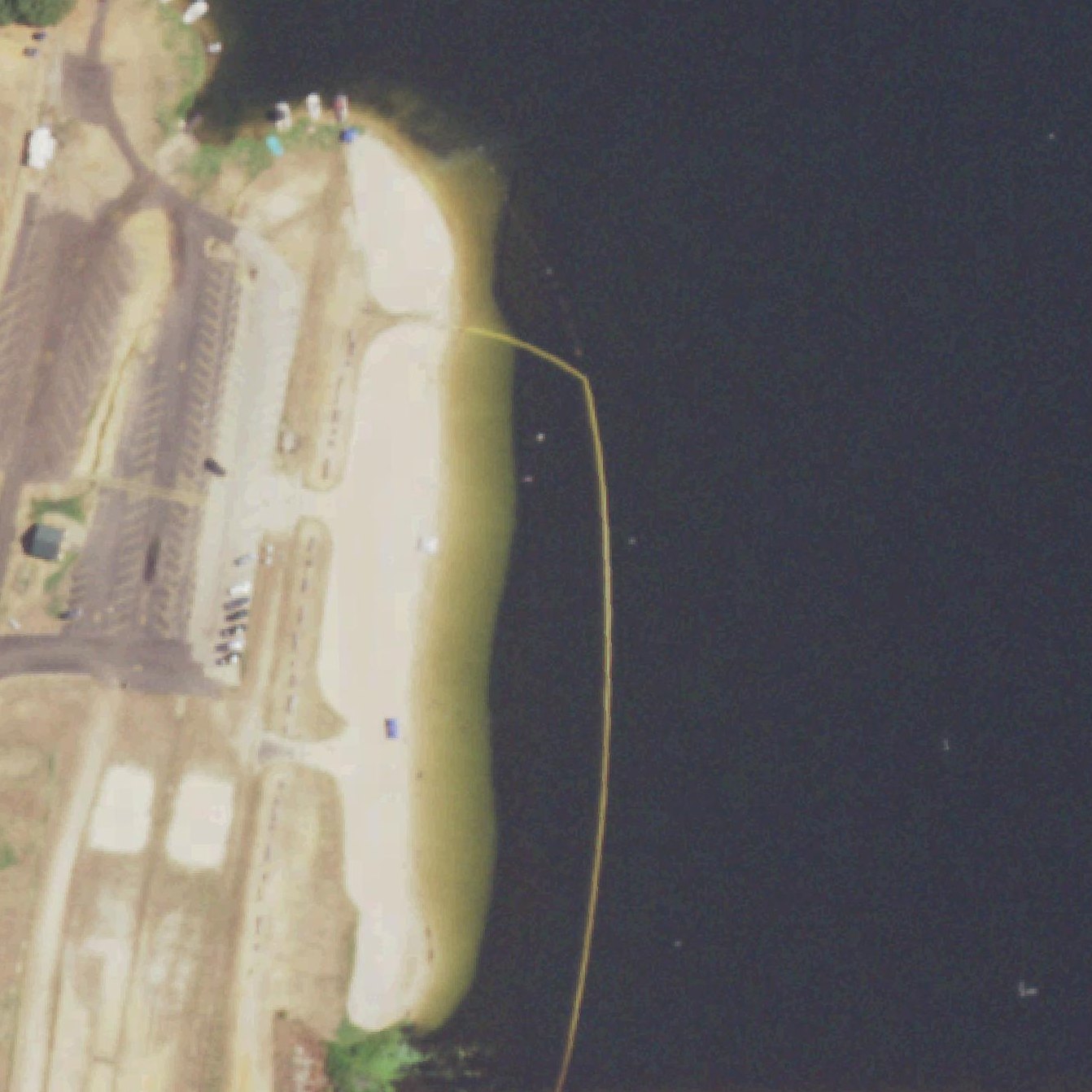 Aerial map of Hawkins Beach Park