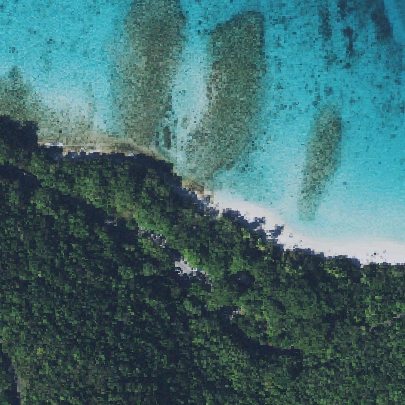 Aerial map of Hawksnest Beach