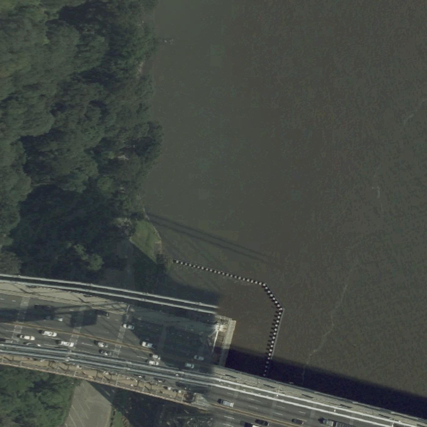 Aerial map of Hazard Beach