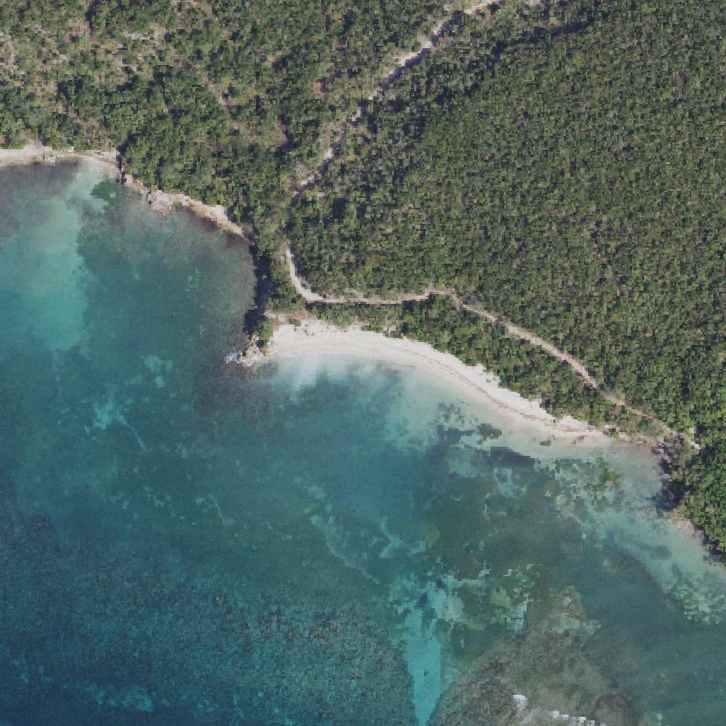Aerial map of Heaven Beach