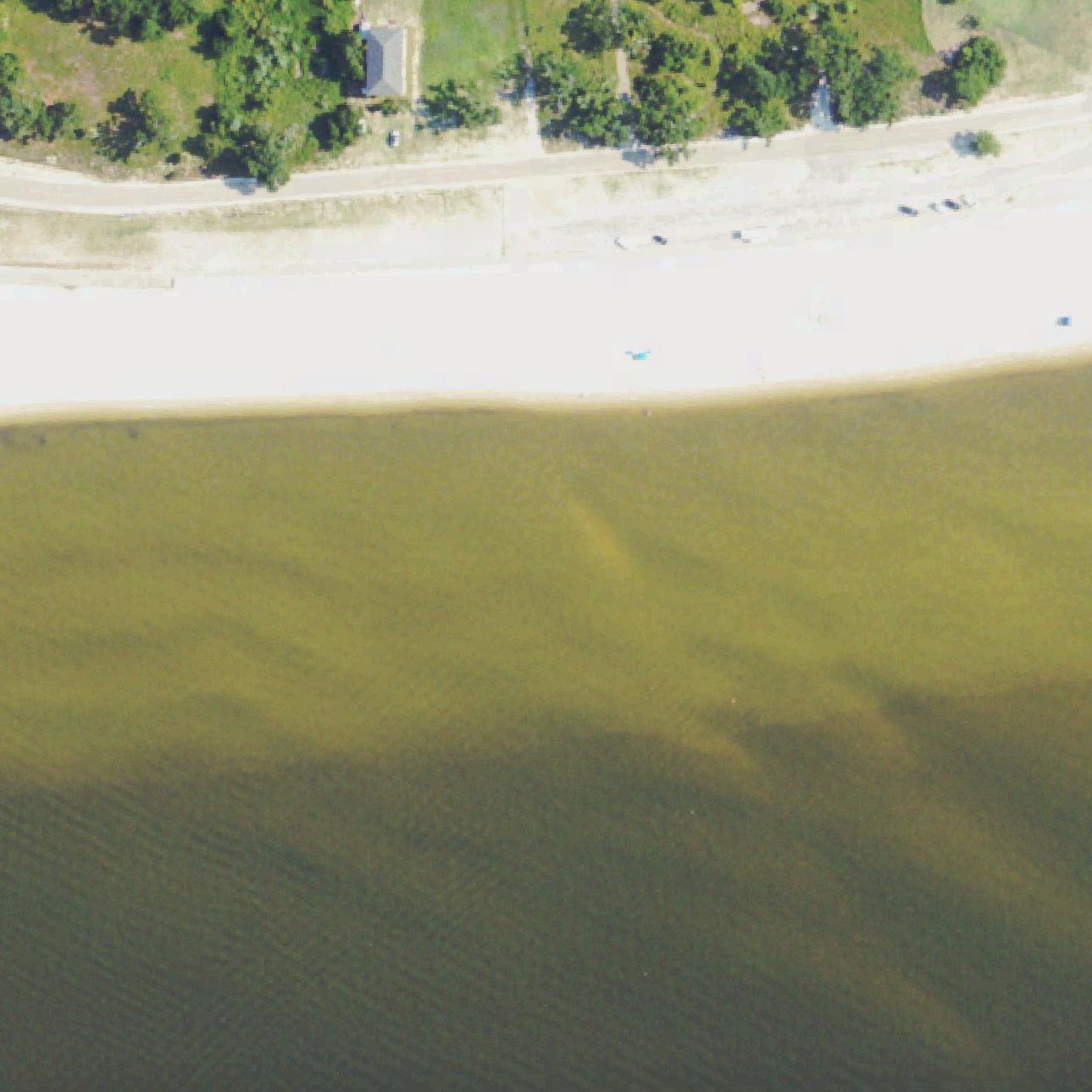 Aerial map of Henderson Point Beach