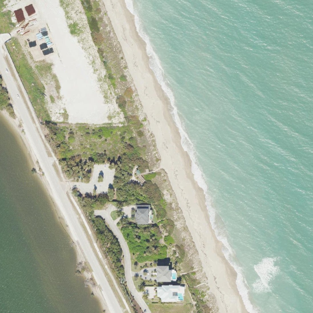 Aerial map of Herman's Bay Beach