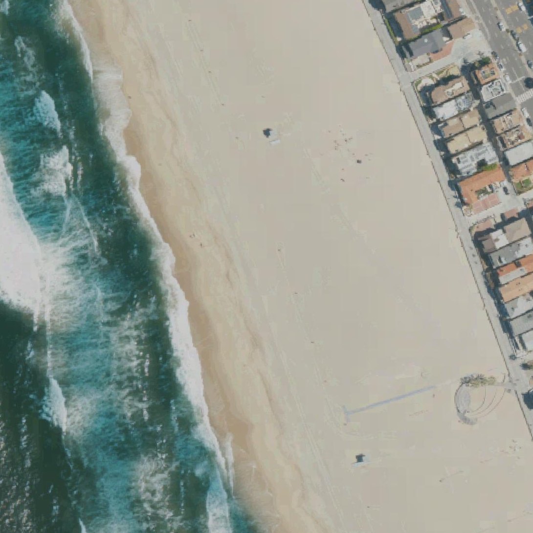 Aerial map of Hermosa Beach