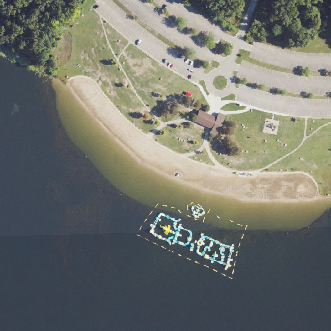 Aerial map of Heron Beach