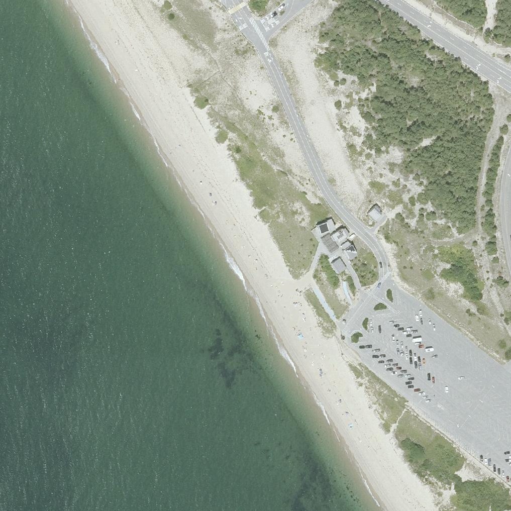 Aerial map of Herring Cove Beach