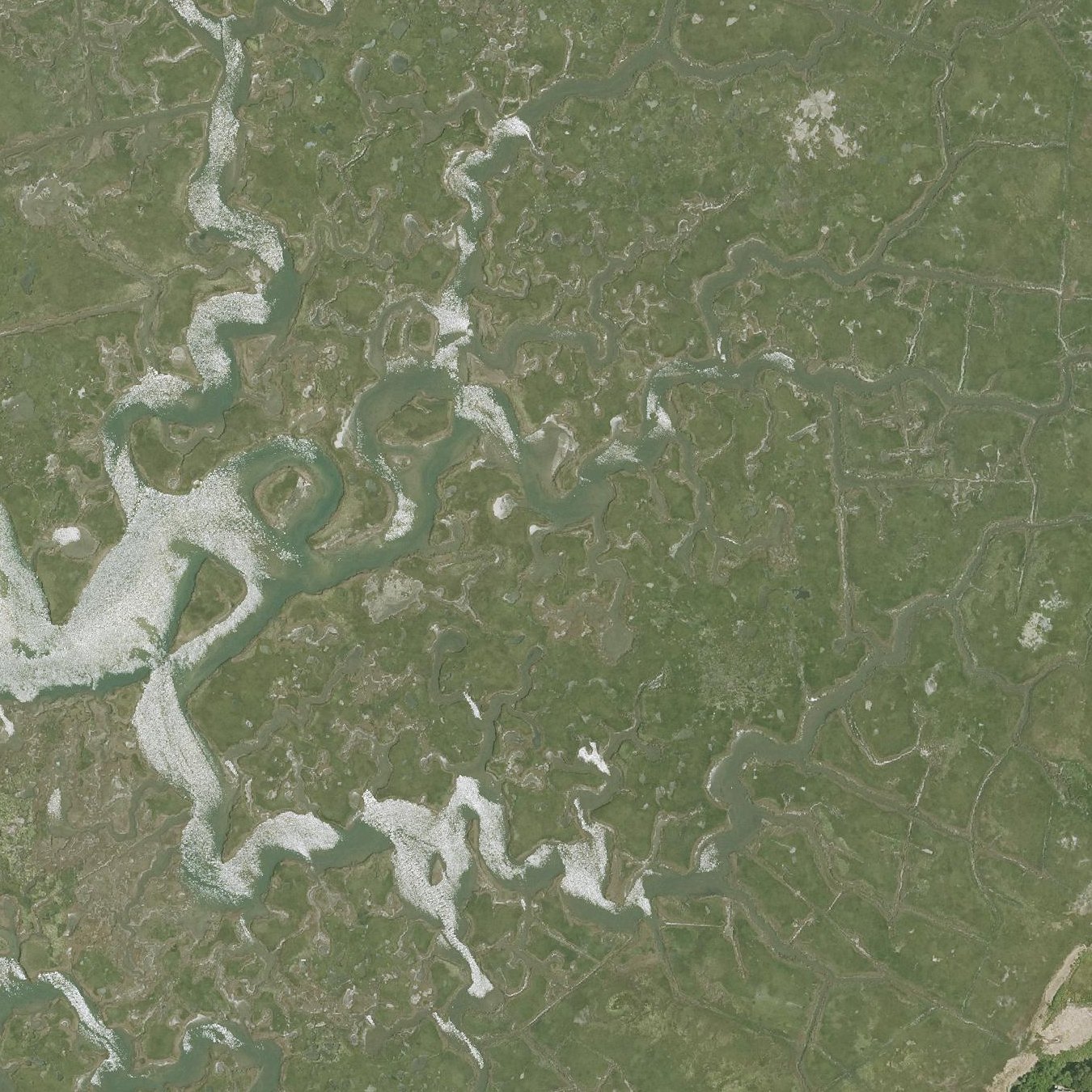 Aerial map of Herring Pond Beach