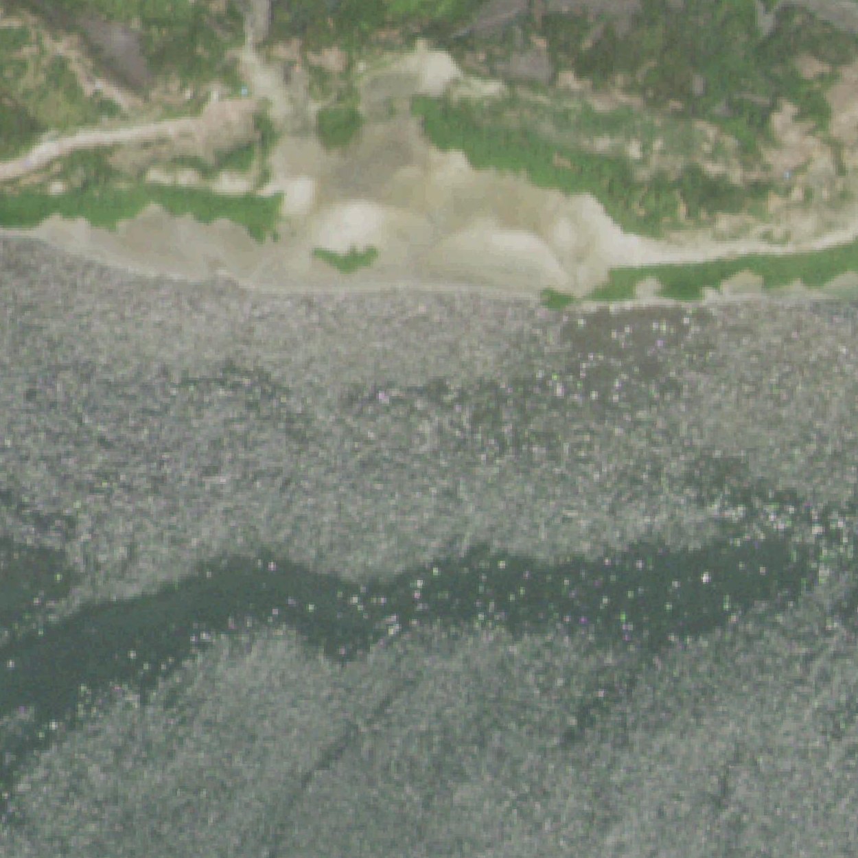 Aerial map of Hicks Beach