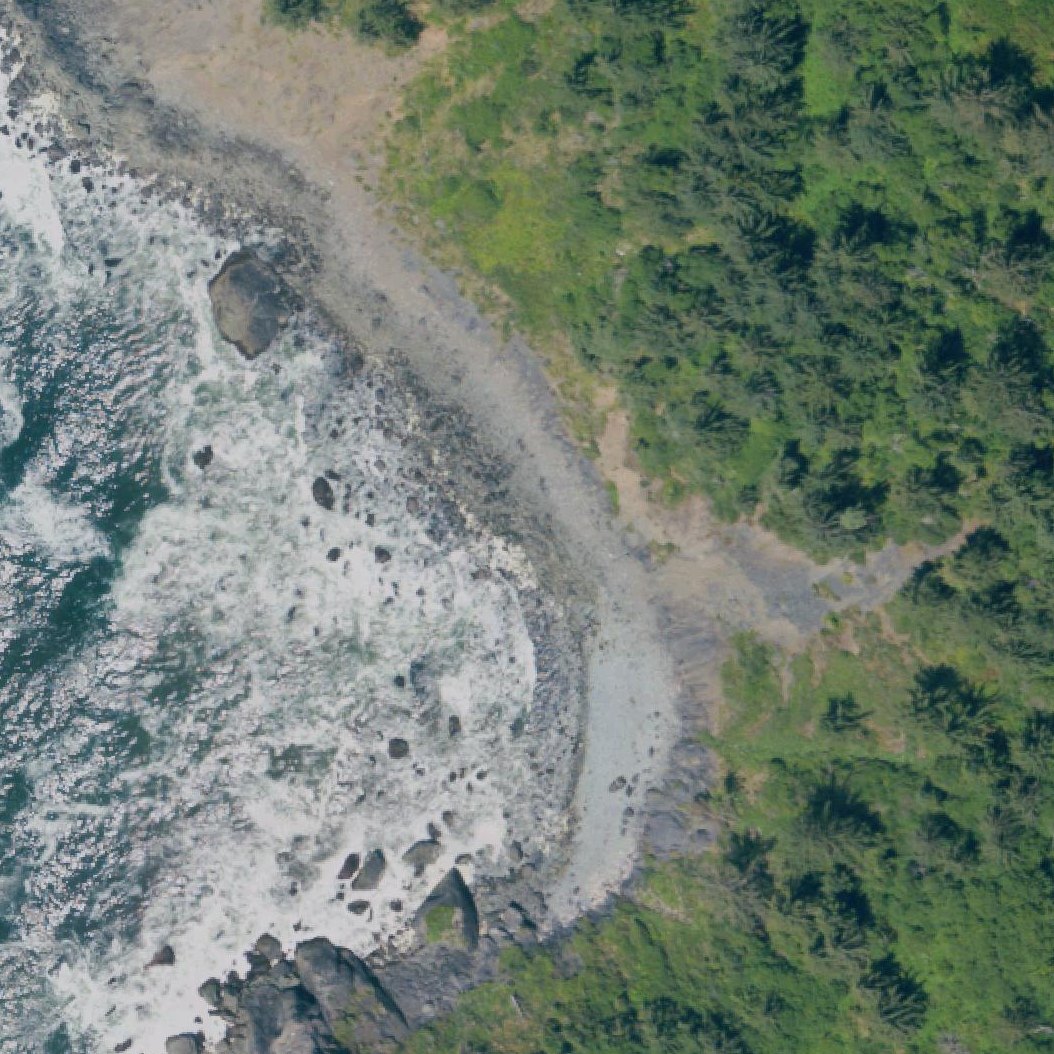 Aerial map of Hidden Beach