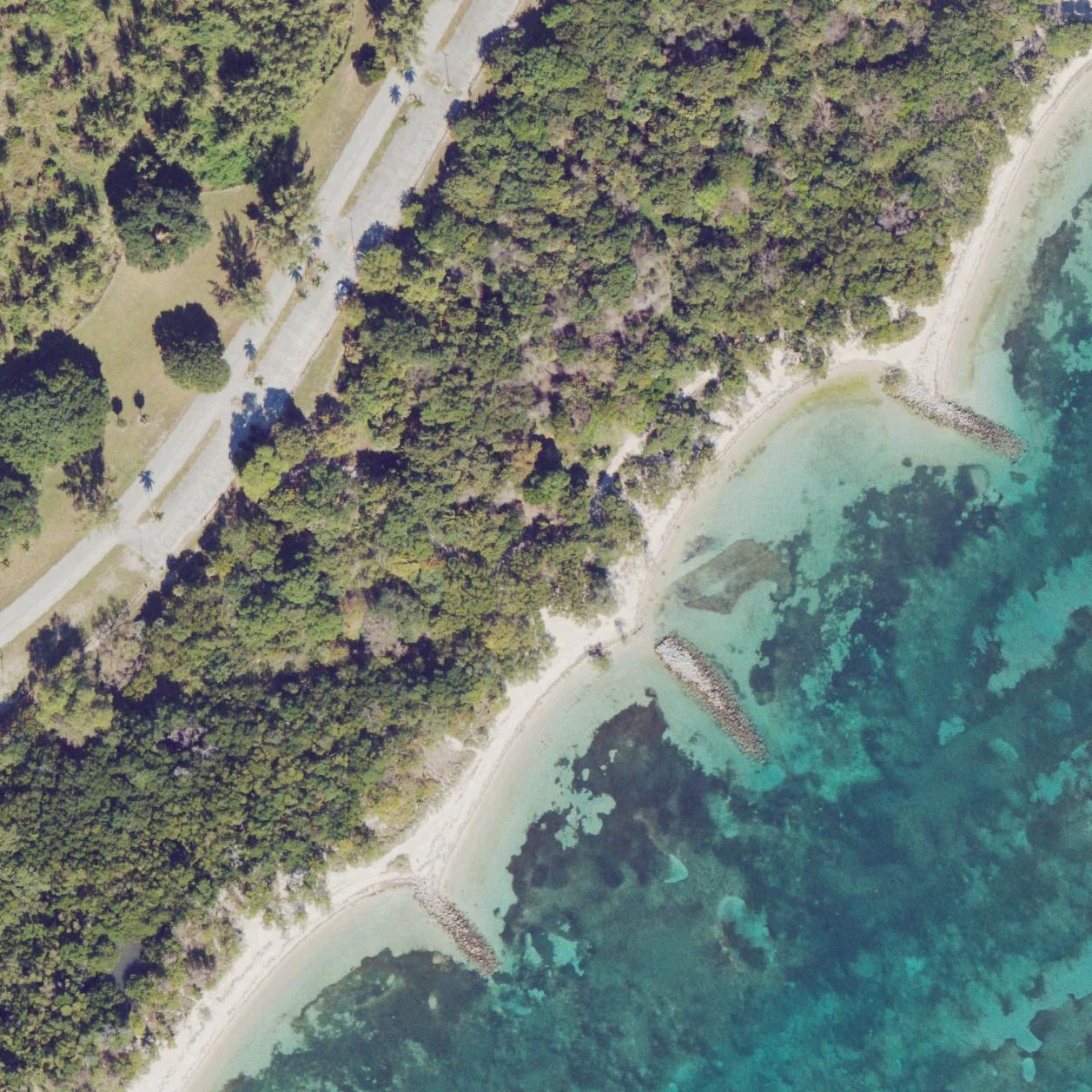 Aerial map of Hidden Beach