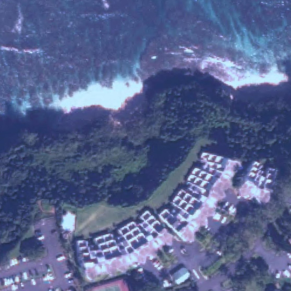 Aerial map of Hideaway Beach