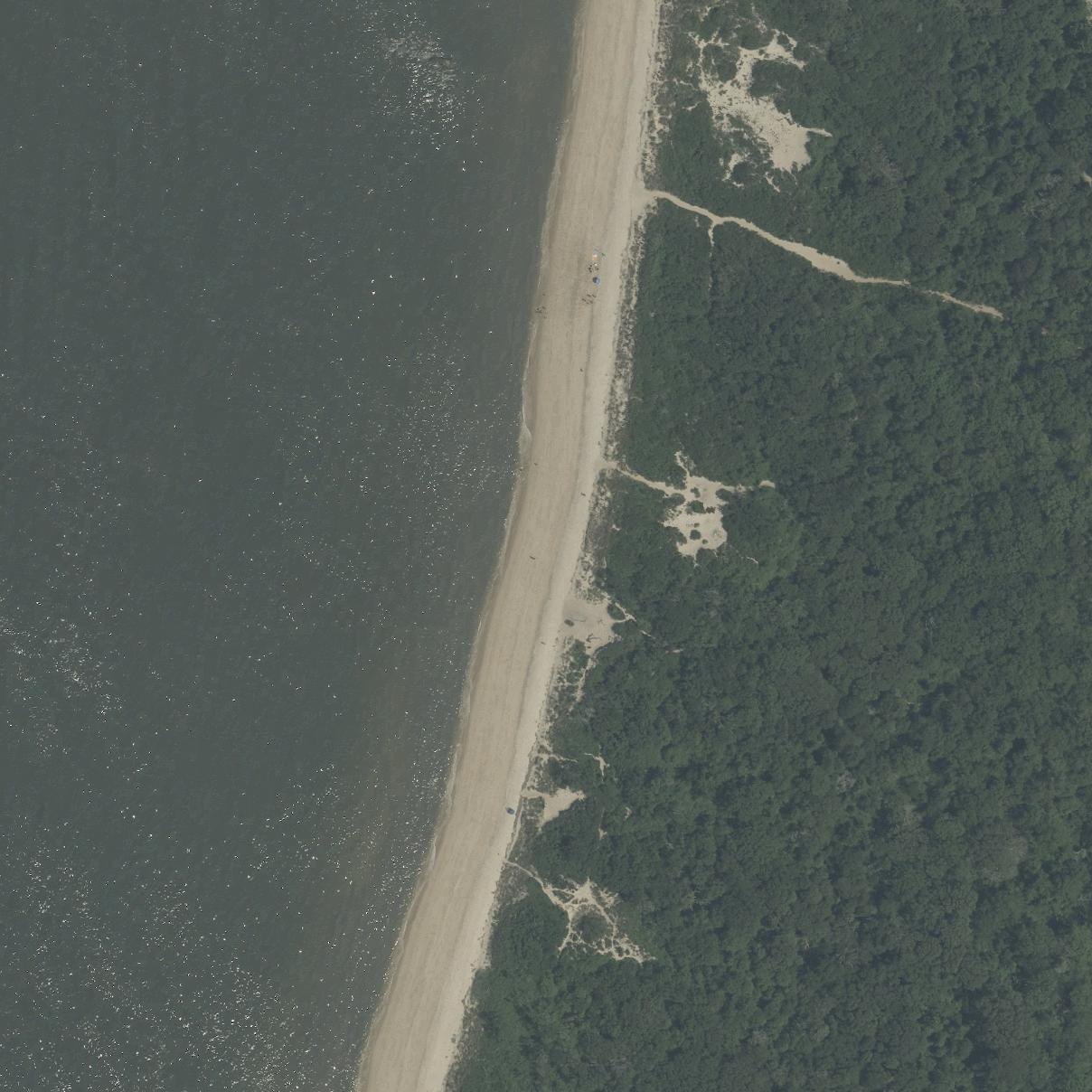 Aerial map of Higbee Beach